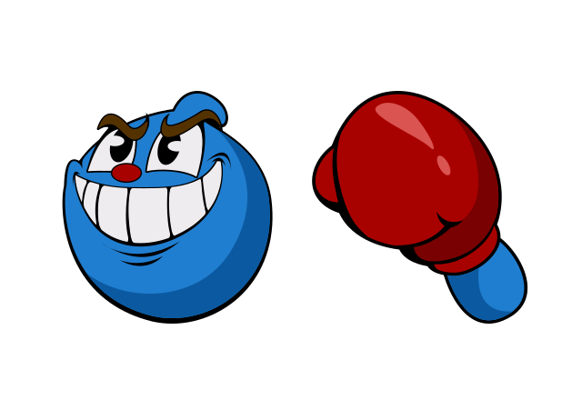 Goopy Le Grande Custom Cursor for Chrome from Cuphead Cursors Collection