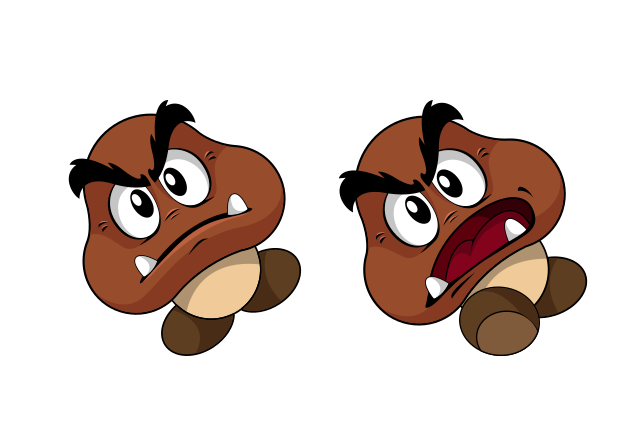 Goomba Custom Cursor for Chrome from Video Games Cursors Collection
