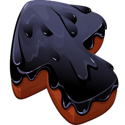 Custom Cursor Black Resin Texture Pointer