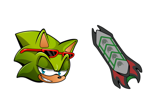 Scourge the Hedgehog Custom Cursor for Chrome from Sonic the Hedgehog Cursors Collection