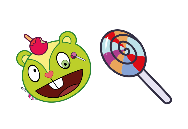 Nutty Custom Cursor for Chrome from Happy Tree Friends Cursors Collection