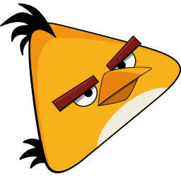 Custom Cursor Cute Chuck from Angry Birds Pointer