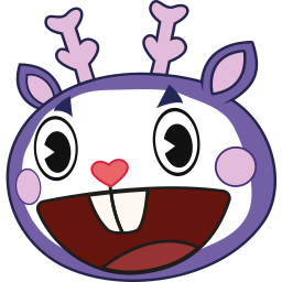 Custom Cursor Cute Mime from Happy Tree Friends Pointer