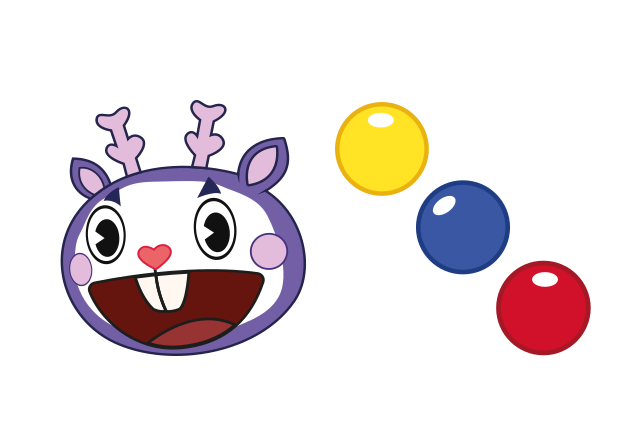 Mime Custom Cursor for Chrome from Happy Tree Friends Cursors Collection
