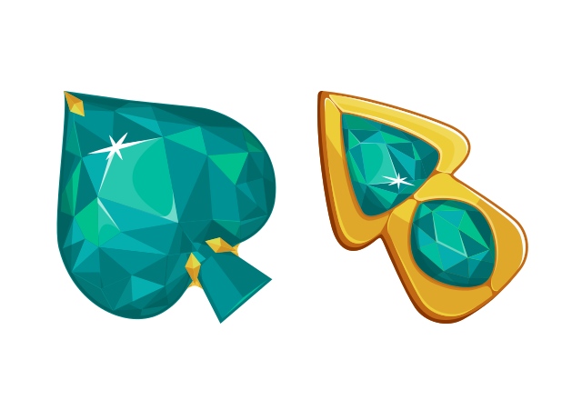 The Green Spades Custom Cursor for Chrome from The Cursors Cursors Collection