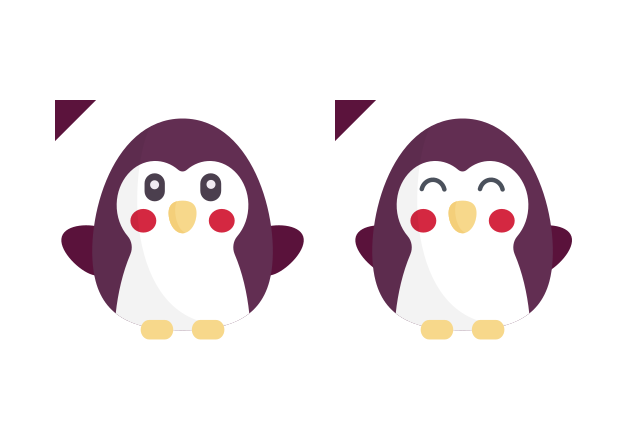 Penguin Custom Cursor for Chrome from The Cutest Cursors Collection