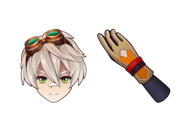 Bennett Custom Cursor for Chrome from Genshin Impact Cursors Collection