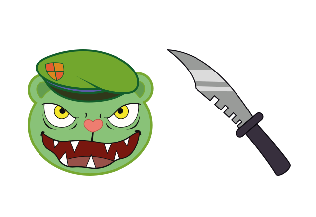 Fliqpy Custom Cursor for Chrome from Happy Tree Friends Cursors Collection