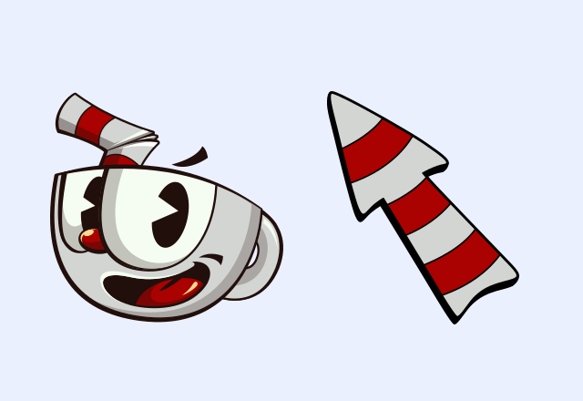 Cuphead King Dice cursor – Custom Cursor