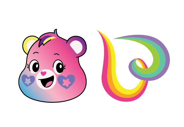 Togetherness Bear Custom Cursor for Chrome from Care Bears Cursors Collection