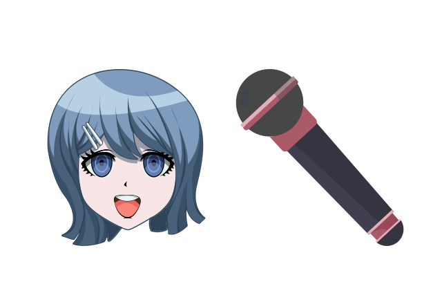 Sayaka Maizono Custom Cursor for Chrome from Danganronpa Cursors Collection
