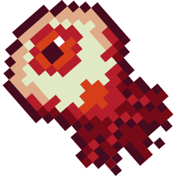 Custom Cursor Eye in Pixel Style Pointer