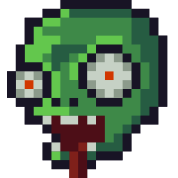 Custom Cursor Zombie in Pixel Style Pointer