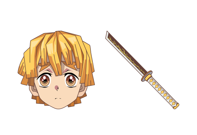Zenitsu Agatsuma Custom Cursor for Chrome from Demon Slayer Cursors Collection