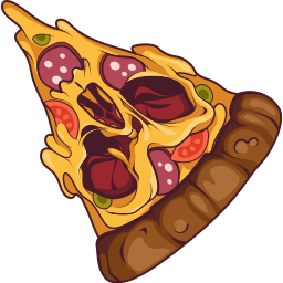 Custom Cursor Pizza Monster for Halloween Pointer