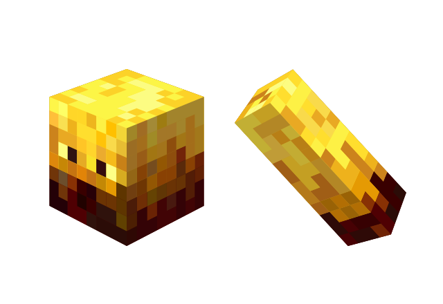 Blaze Custom Cursor for Chrome from Minecraft Cursors Collection