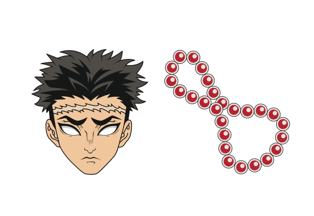 Gyomei Himejima Custom Cursor for Chrome from Demon Slayer Cursors Collection