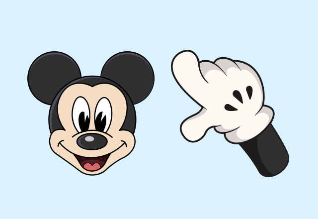 Custom Cursor Cute Mickey Mouse 6082