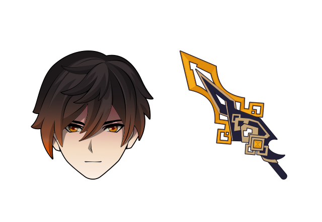 Zhongli Custom Cursor for Chrome from Genshin Impact Cursors Collection