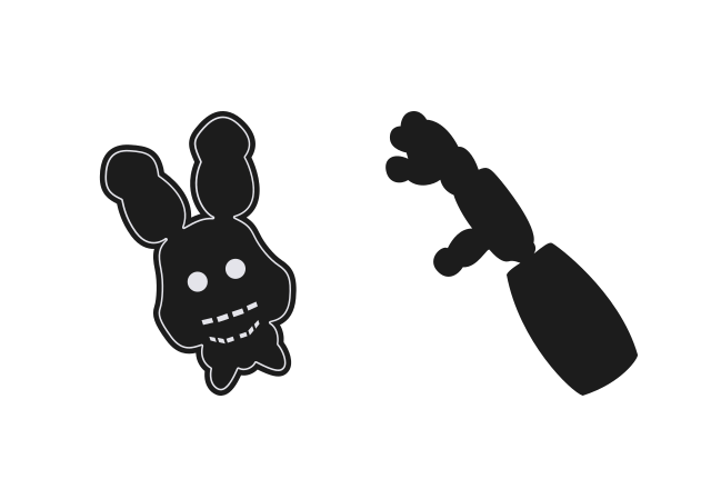Shadow Bonnie Custom Cursor for Chrome from Five Nights at Freddy's Cursors Collection