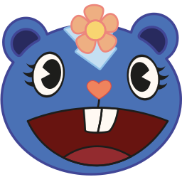 Custom Cursor Petunia from Happy Tree Friends Pointer