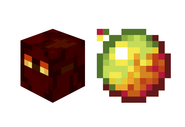 Magma Cube Custom Cursor for Chrome from Minecraft Cursors Collection