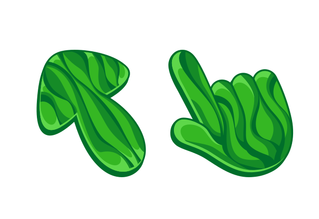 The Grass Custom Cursor for Chrome from The Cursors Cursors Collection