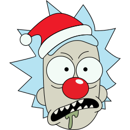 Custom Cursor Christmas Rick and Morty Pointer