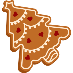 Custom Cursor Christmas Gingerbread Pointer