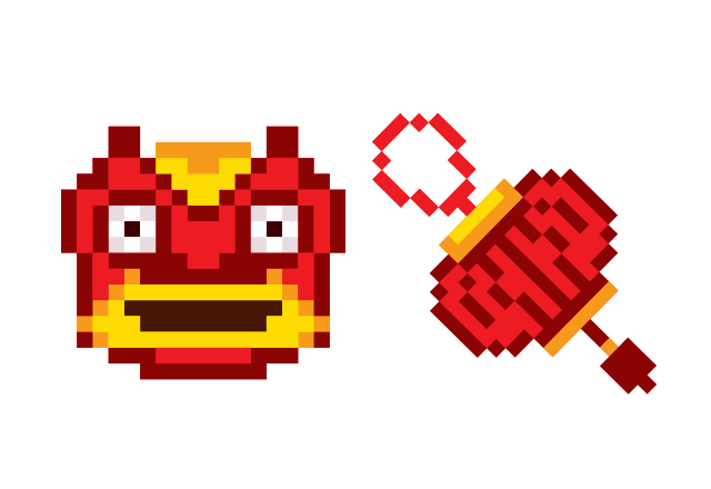 Chinese Dragon Custom Cursor for Chrome from Merry Christmas and Happy New Year 2023 Cursors Collection