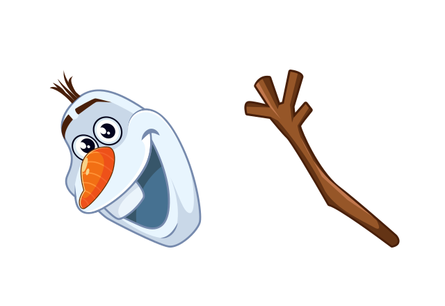 Olaf Custom Cursor for Chrome from Merry Christmas and Happy New Year 2023 Cursors Collection