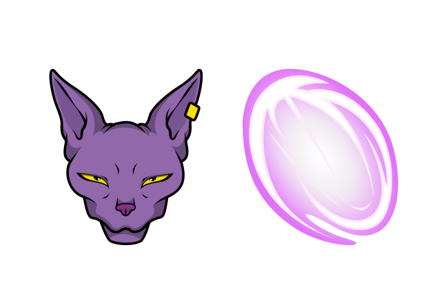Beerus Custom Cursor for Chrome from Dragon Ball Cursors Collection