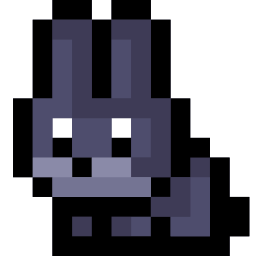 Custom Cursor Black Rabbit Pointer