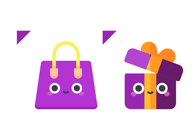 Bag Custom Cursor for Chrome from The Cutest Cursors Collection