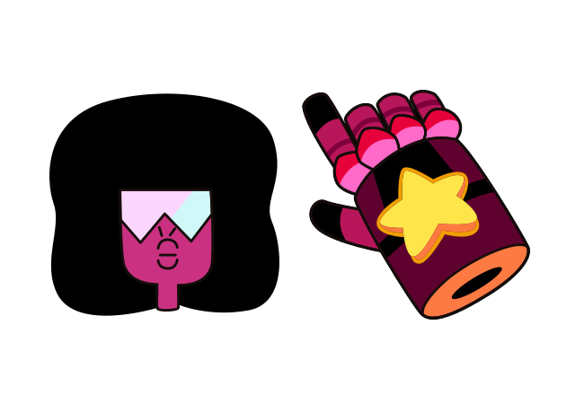Garnet Custom Cursor for Chrome from Steven Universe Cursors Collection