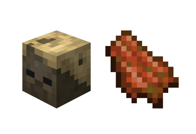 Husk Custom Cursor for Chrome from Minecraft Cursors Collection