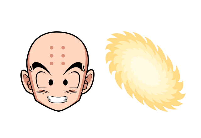 Future Krillin Custom Cursor for Chrome from Dragon Ball Cursors Collection