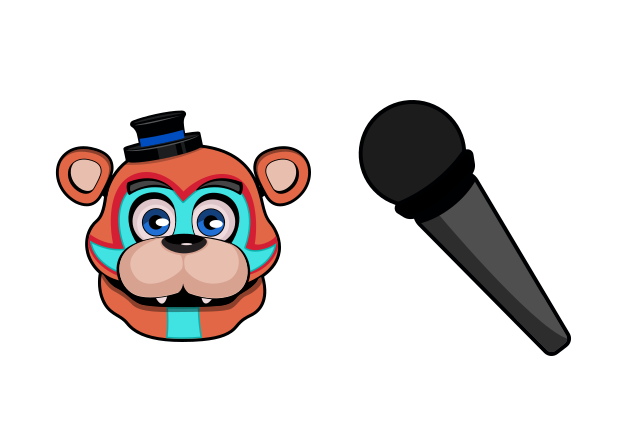 Glamrock Freddy Custom Cursor for Chrome from Five Nights at Freddy's Cursors Collection
