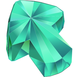 Custom Cursor Aquamarine Texture Pointer