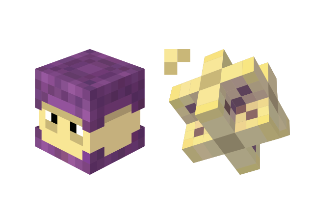 Shulker Custom Cursor for Chrome from Minecraft Cursors Collection