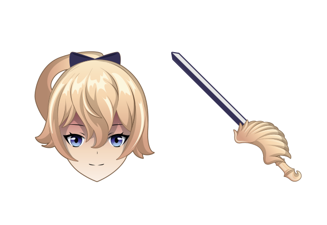 Jean Custom Cursor for Chrome from Genshin Impact Cursors Collection