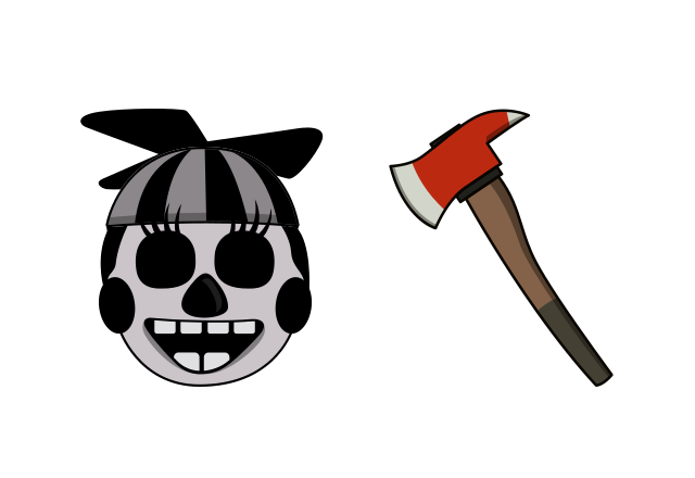 Shadow DeeDee Custom Cursor for Chrome from Five Nights at Freddy's Cursors Collection