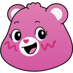 Custom Cursor Cute Secret Bear from Care Bears Pointer