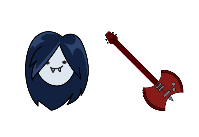 Marceline Abadeer Custom Cursor for Chrome from Adventure Time Cursors Collection
