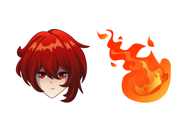 Diluc Custom Cursor for Chrome from Genshin Impact Cursors Collection