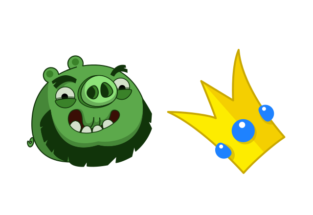 King Pig Custom Cursor for Chrome from Video Games Cursors Collection