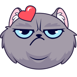 Custom Cursor Cute Valentine's Cat Pointer