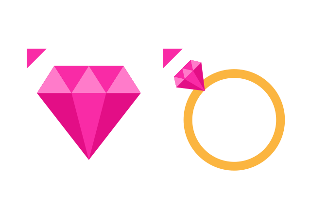Pink Ruby Custom Cursor for Chrome from The Cutest Cursors Collection
