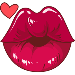 Custom Cursor Valentine Lips for Valentine's Day 2023 Pointer