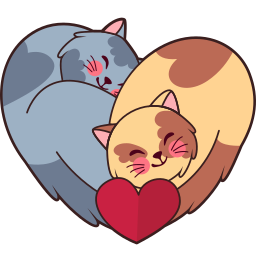 Custom Cursor Cute Valentine’s Cats Pointer